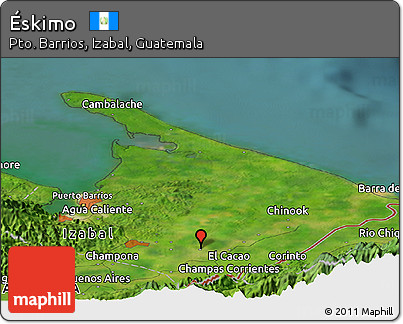 Satellite Panoramic Map of Éskimo