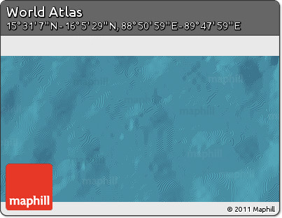Satellite 3D Map of the Area around 15° 48' 18" N, 89° 19' 29" E