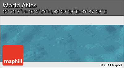 Satellite Panoramic Map of the Area around 15° 48' 18" N, 89° 19' 29" E