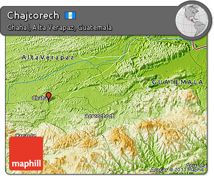 Physical 3D Map of Chajcorech