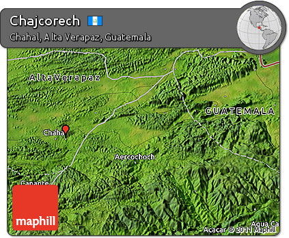 Satellite 3D Map of Chajcorech