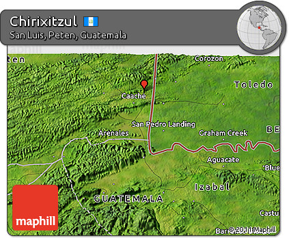 Satellite 3D Map of Chirixitzul