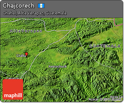 Satellite 3D Map of Chajcorech