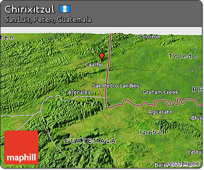 Satellite 3D Map of Chirixitzul
