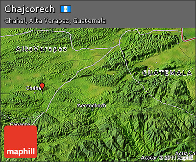Satellite 3D Map of Chajcorech