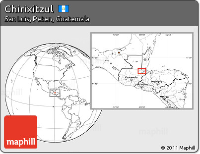 Blank Location Map of Chirixitzul