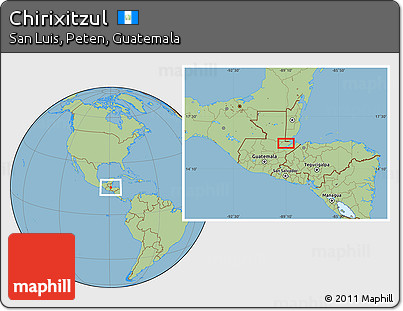 Savanna Style Location Map of Chirixitzul