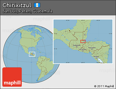 Savanna Style Location Map of Chirixitzul