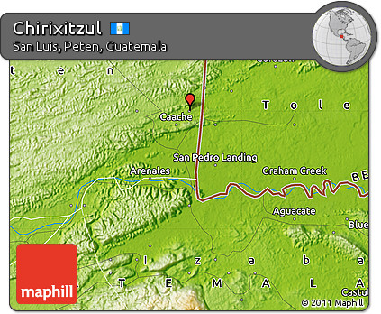 Physical Map of Chirixitzul