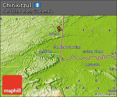 Physical Map of Chirixitzul