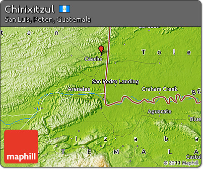Physical Map of Chirixitzul
