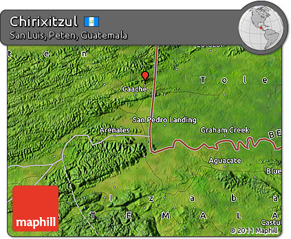 Satellite Map of Chirixitzul