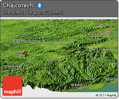 Satellite Panoramic Map of Chajcorech
