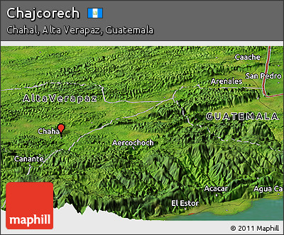 Satellite Panoramic Map of Chajcorech