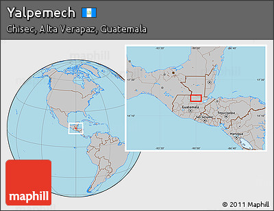 Gray Location Map of Yalpemech