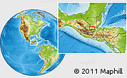 Physical Location Map of Sibicté