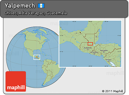 Savanna Style Location Map of Yalpemech