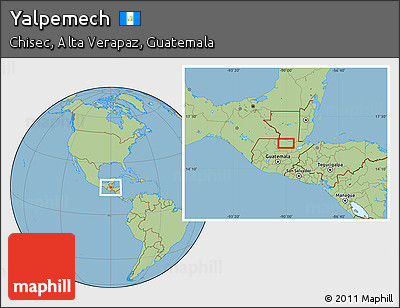 Savanna Style Location Map of Yalpemech