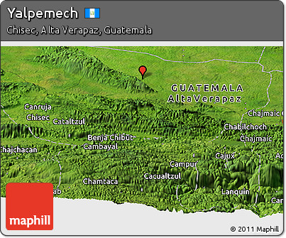 Satellite Panoramic Map of Yalpemech