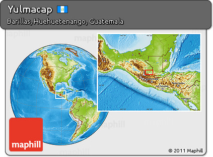 Physical Location Map of Yulmacap
