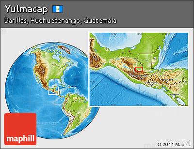 Physical Location Map of Yulmacap
