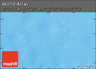 Physical Map of the Area around 15° 48' 18" N, 91° 1' 30" E