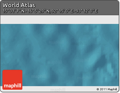 Satellite 3D Map of the Area around 15° 48' 18" N, 92° 43' 29" E