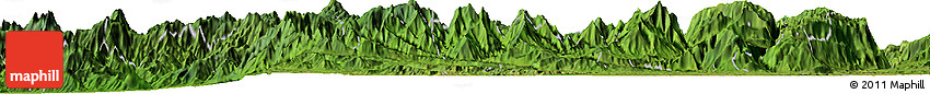 Satellite Horizon Map of the Area around 15° 48' 18" N, 92° 34' 29" W