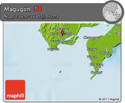 Physical 3D Map of Magugôn