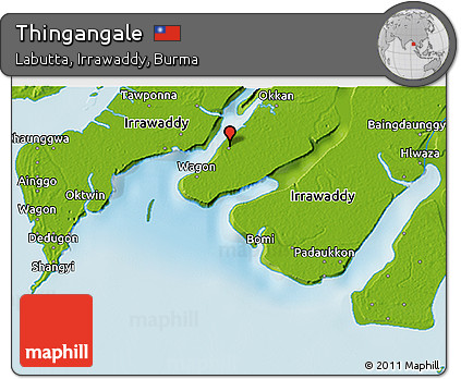 Physical 3D Map of Thingangale