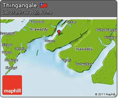 Physical 3D Map of Thingangale