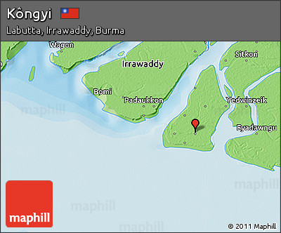 Political 3D Map of Kôngyi