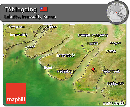 Satellite 3D Map of Tēbingaing