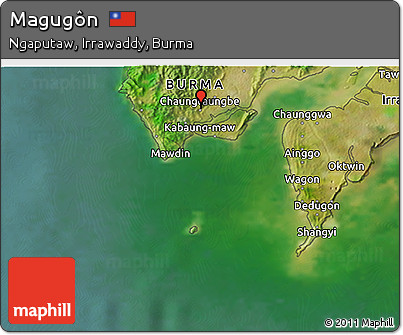 Satellite 3D Map of Magugôn
