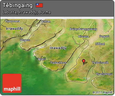 Satellite 3D Map of Tēbingaing