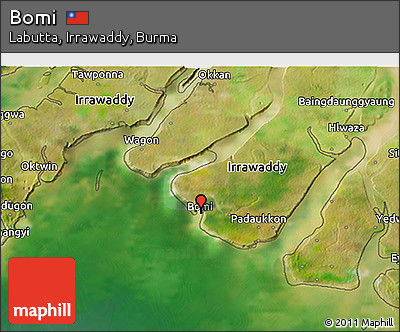 Satellite 3D Map of Bomi