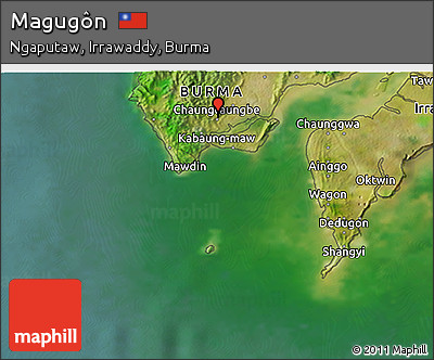 Satellite 3D Map of Magugôn