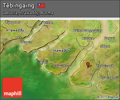 Satellite 3D Map of Tēbingaing