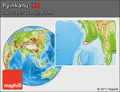 Physical Location Map of Pyinkanu