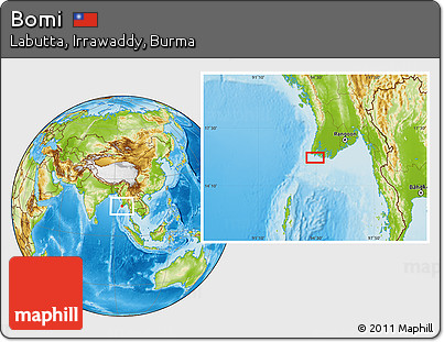 Physical Location Map of Bomi
