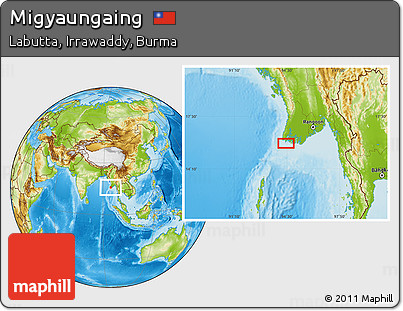 Physical Location Map of Migyaungaing