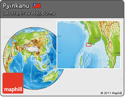 Physical Location Map of Pyinkanu