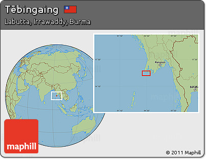 Savanna Style Location Map of Tēbingaing