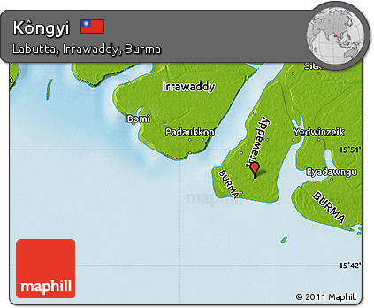 Physical Map of Kôngyi