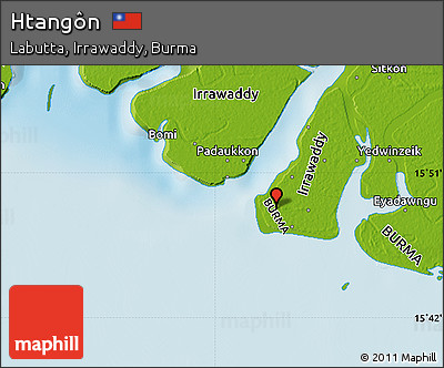 Physical Map of Htangôn