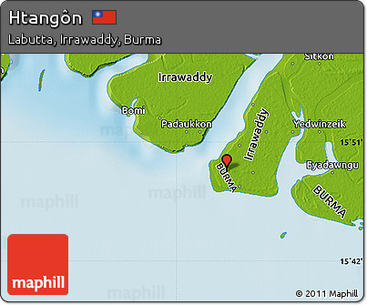 Physical Map of Htangôn