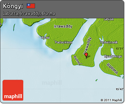 Physical Map of Kôngyi