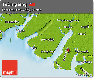 Physical Map of Tēbingaing
