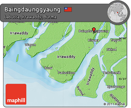 Political Map of Baingdaunggyaung