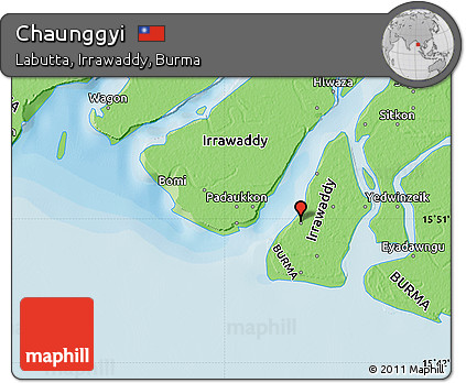 Political Map of Chaunggyi